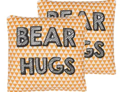 Beliani Lasten Tyyny 2Kpl 40 X 40 Cm Oranssi Radzkot Online