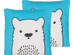 Beliani Lasten Tyyny 2Kpl 45 X 45 Cm Sininen Waranasi Online