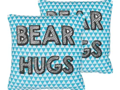 Beliani Lasten Tyyny 2Kpl 40 X 40 Cm Sininen Radzkot Discount