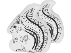 Beliani Lasten Tyyny 2Kpl 42 X 48 Cm Valkoinen/Musta Kolkata Fashion