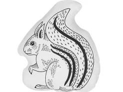 Beliani Lasten Tyyny 2Kpl 42 X 48 Cm Valkoinen/Musta Kolkata Fashion