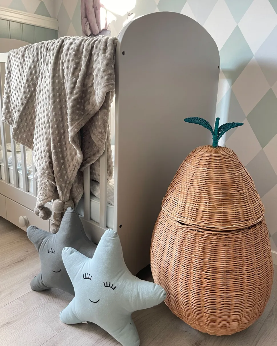 Beliani Lasten Tyyny Tahti 40 X 40 Cm Harmaa Bhopal Best