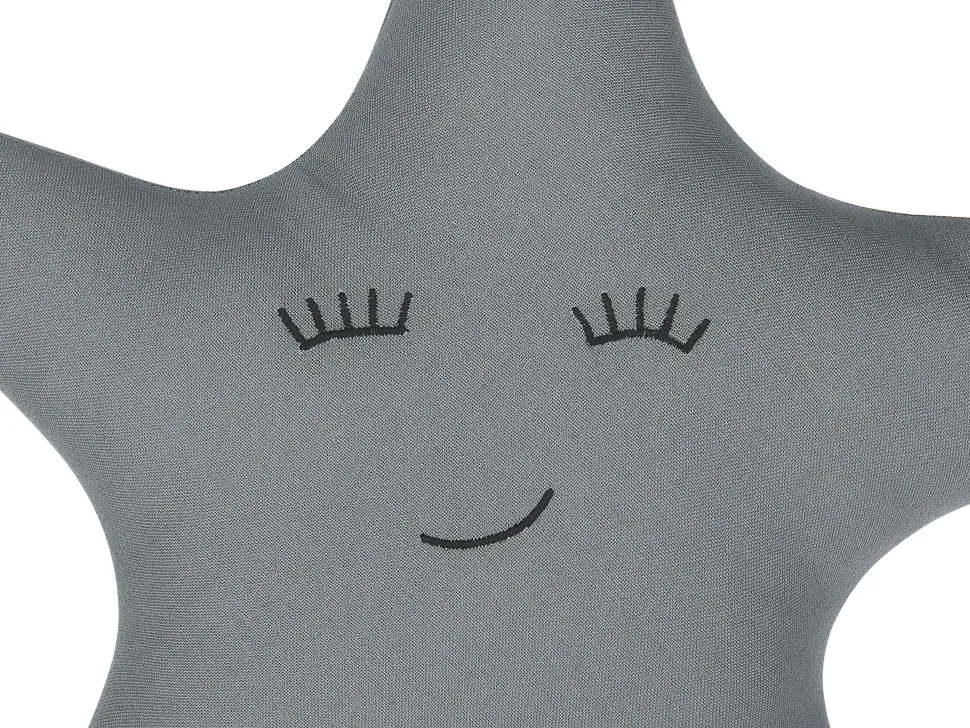 Beliani Lasten Tyyny Tahti 40 X 40 Cm Harmaa Bhopal Best