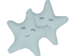 Beliani Lasten Tyyny Tahti 2Kpl 40 X 40 Cm Sininen Bhopal Best