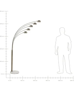 Beliani Lattiavalaisin 5 Polttimoa Metalli Kulta Flinders Best Sale