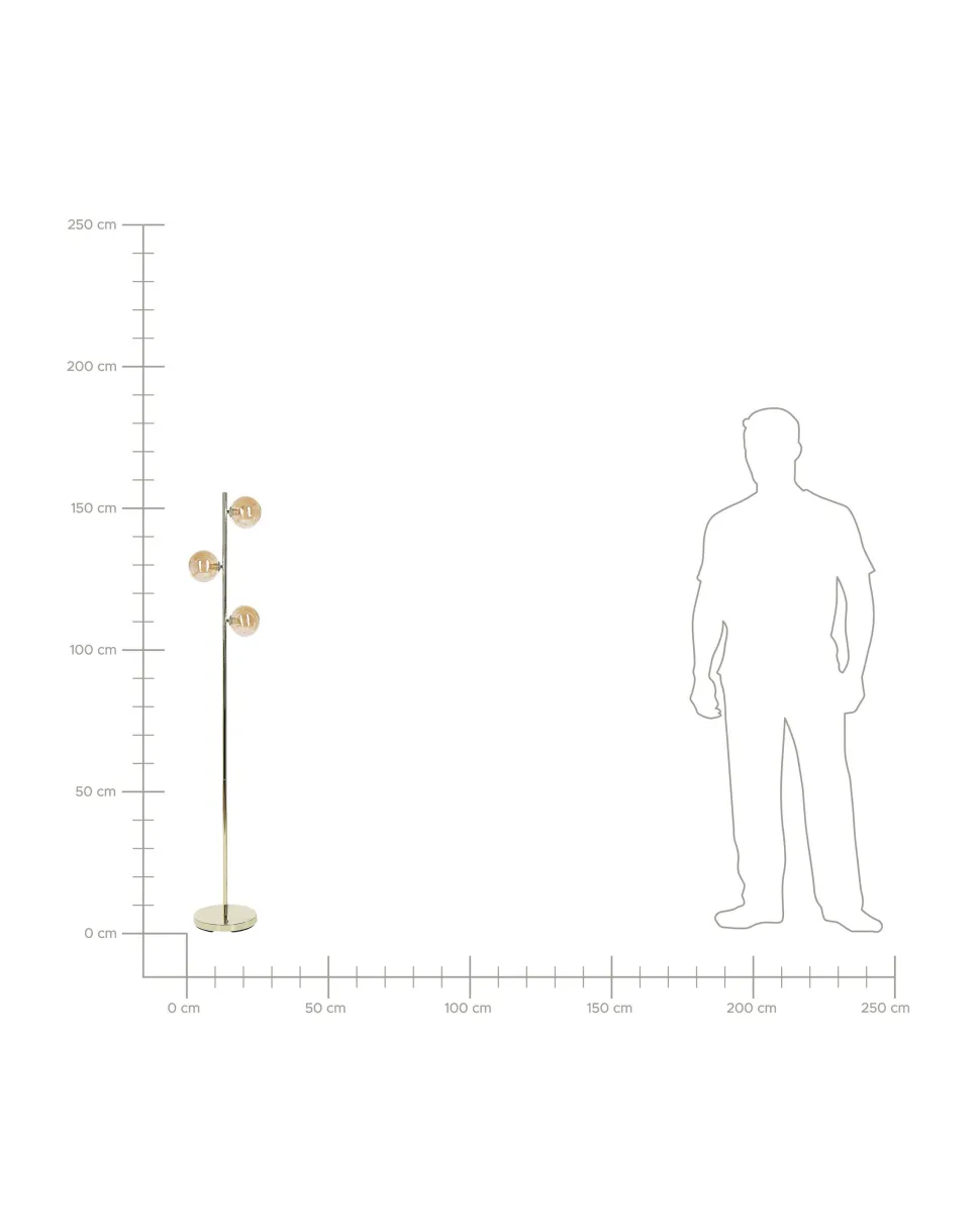 Beliani Lattiavalaisin 3 Polttimoa Teras Kulta Ramis Discount