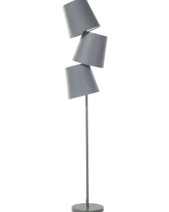 Beliani Lattiavalaisin 3 Polttimoa Metalli Harmaa Rio Grande Sale