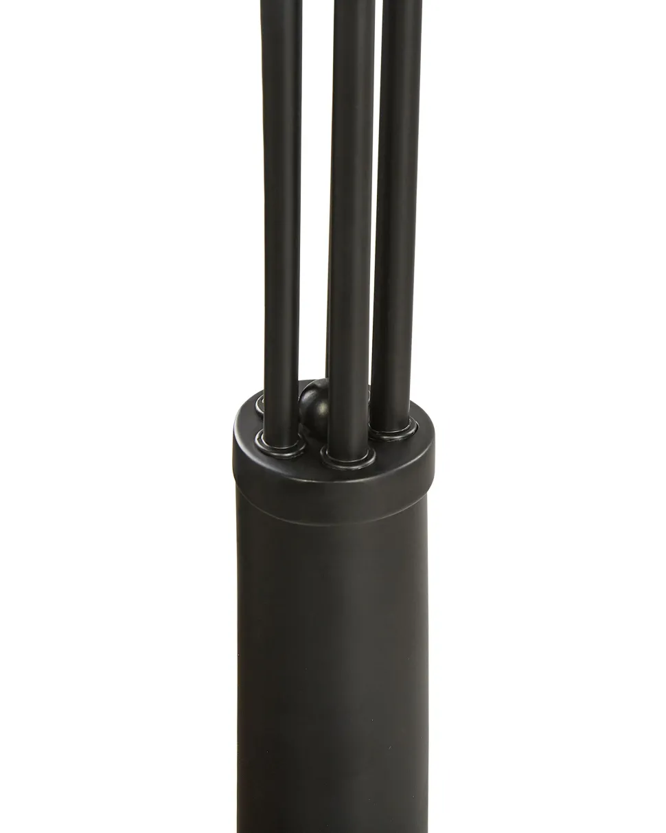 Beliani Lattiavalaisin 5 Polttimoa Rauta Musta Anbesa Best Sale