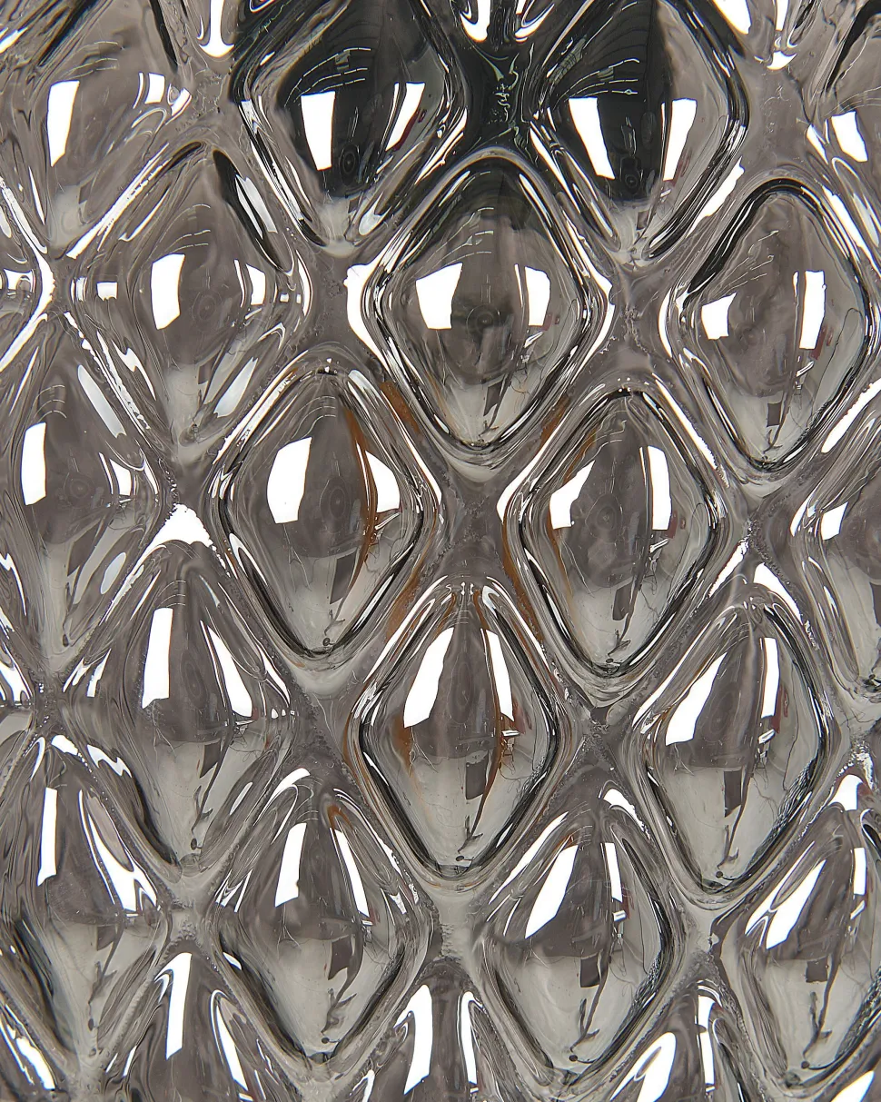 Beliani Lattiavalaisin 2 Polttimoa Lasi Harmaa Sherry Clearance