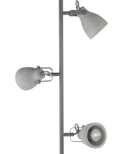 Beliani Lattiavalaisin 3 Polttimoa Betoni Vaaleanharmaa Mistago Sale