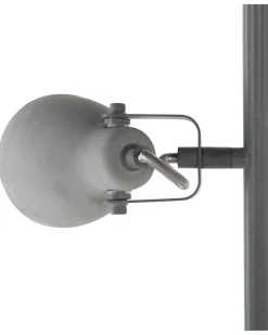 Beliani Lattiavalaisin 3 Polttimoa Betoni Vaaleanharmaa Mistago Sale