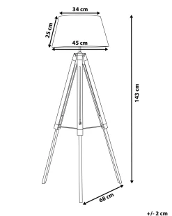 Beliani Lattiavalaisin Manty Musta Madeira Shop