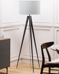 Beliani Lattiavalaisin Metalli Harmaa Stiletto Best Sale