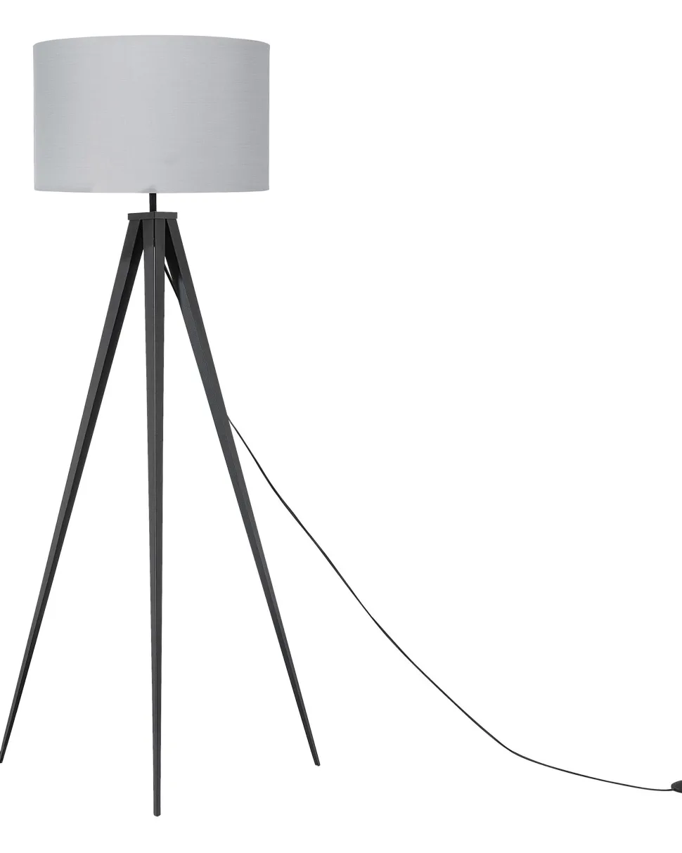 Beliani Lattiavalaisin Metalli Harmaa Stiletto Best Sale