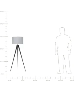 Beliani Lattiavalaisin Metalli Harmaa Stiletto Best Sale