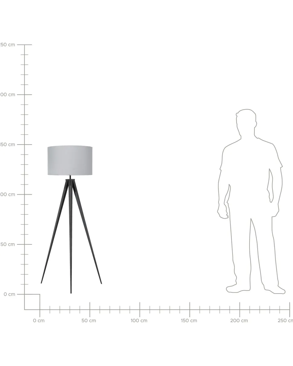 Beliani Lattiavalaisin Metalli Harmaa Stiletto Best Sale