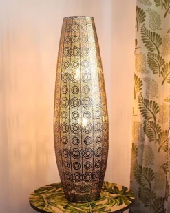 Beliani Lattiavalaisin Metalli Hopea Maringa Sale