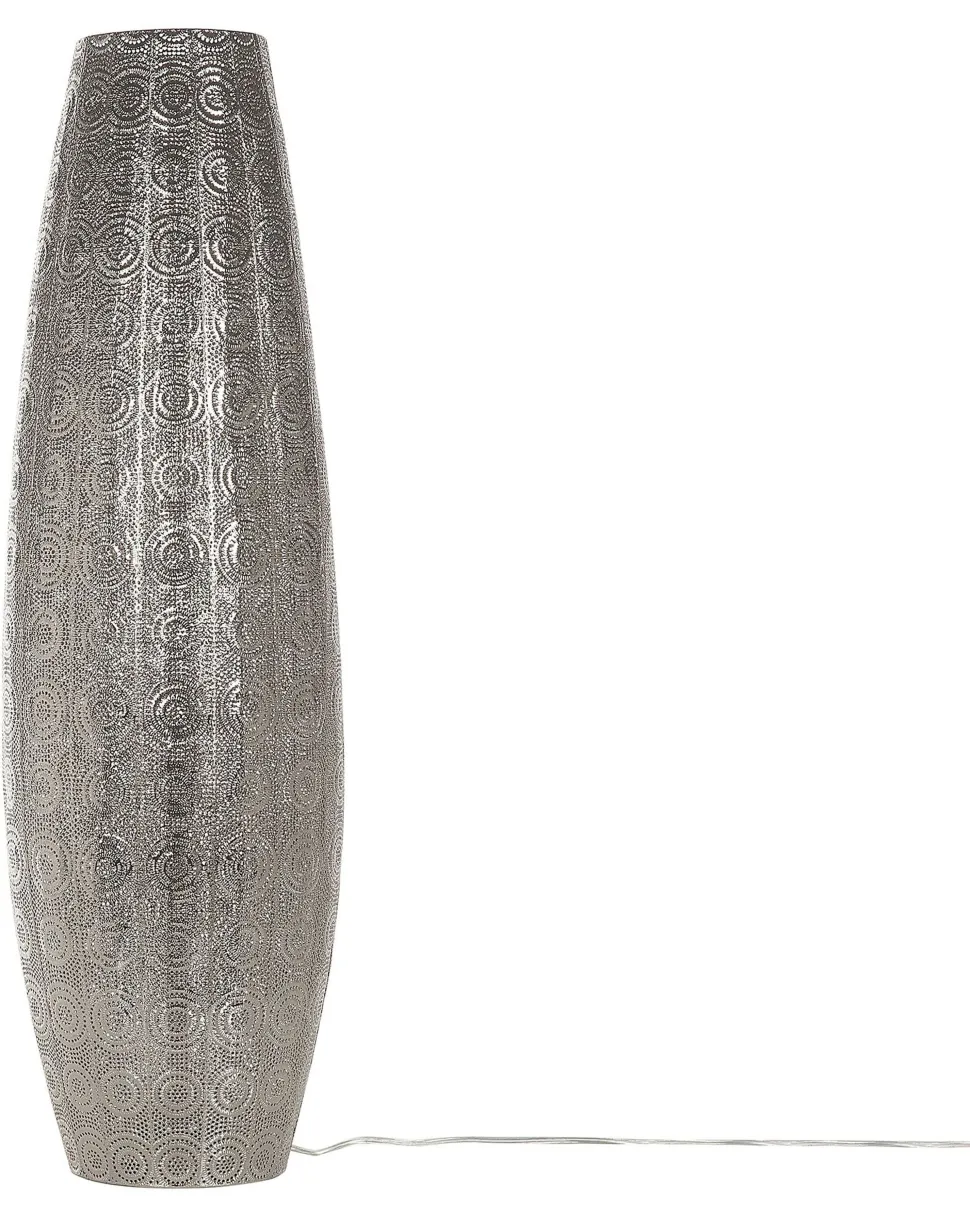 Beliani Lattiavalaisin Metalli Hopea Maringa Sale