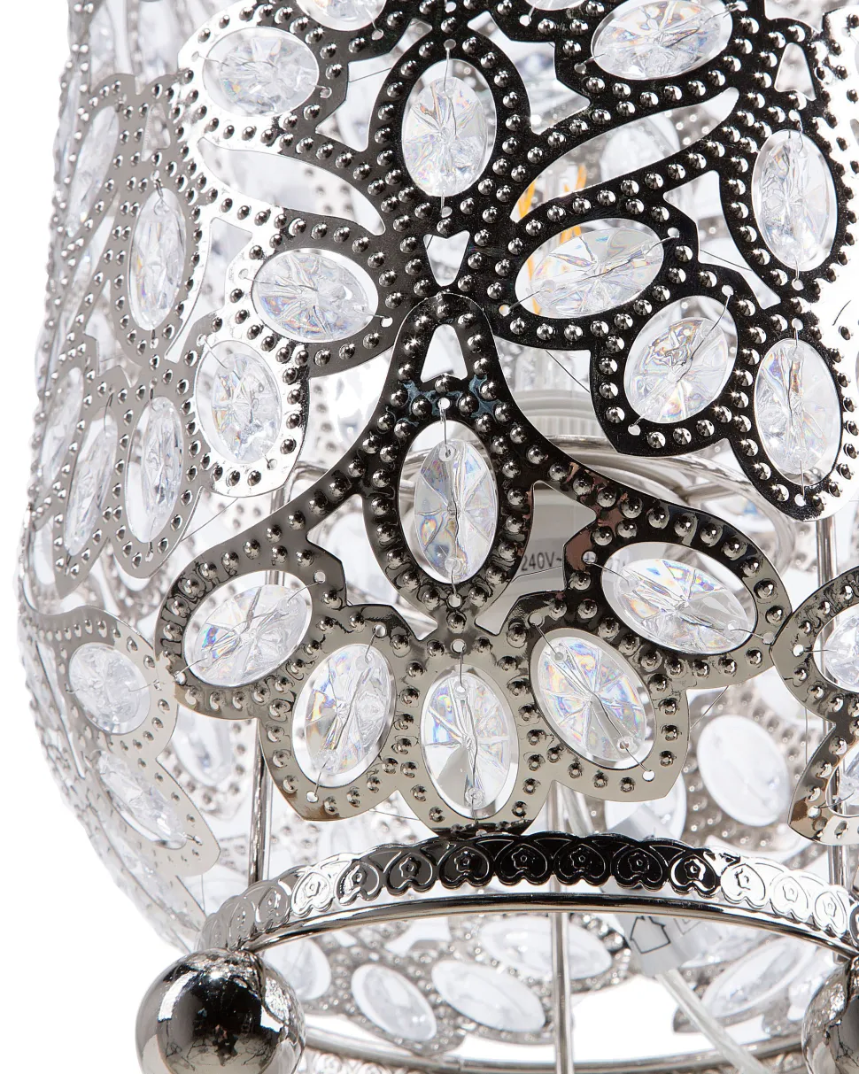 Beliani Lattiavalaisin Metalli Hopea Volta Best Sale