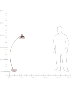 Beliani Lattiavalaisin Metalli Kupari Dintel Store