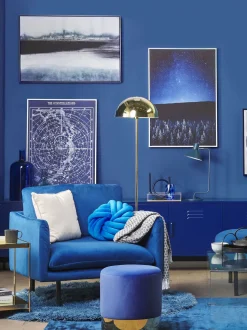 Beliani Lattiavalaisin Metalli Kulta Macasia Fashion