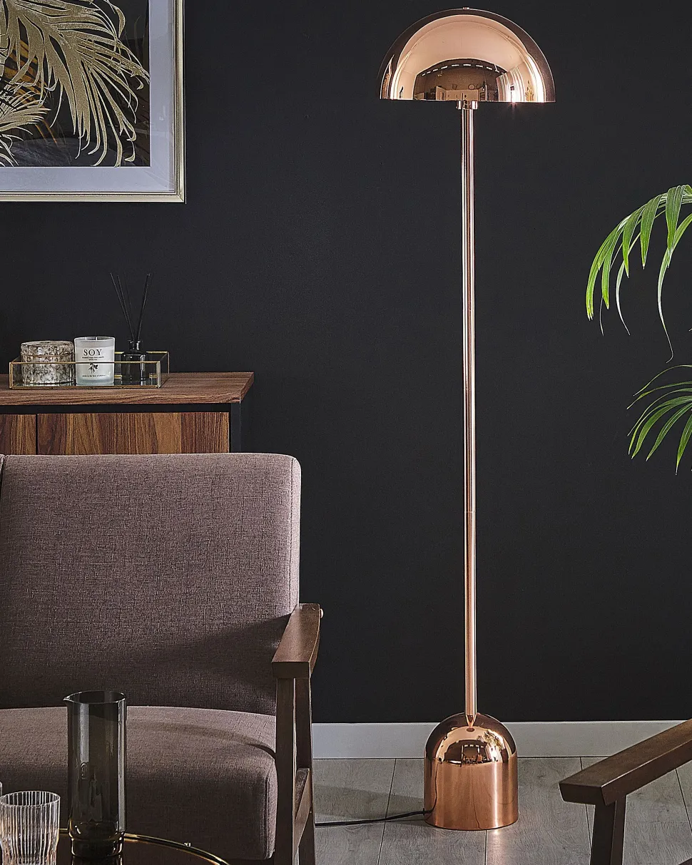 Beliani Lattiavalaisin Metalli Kupari Macasia Store