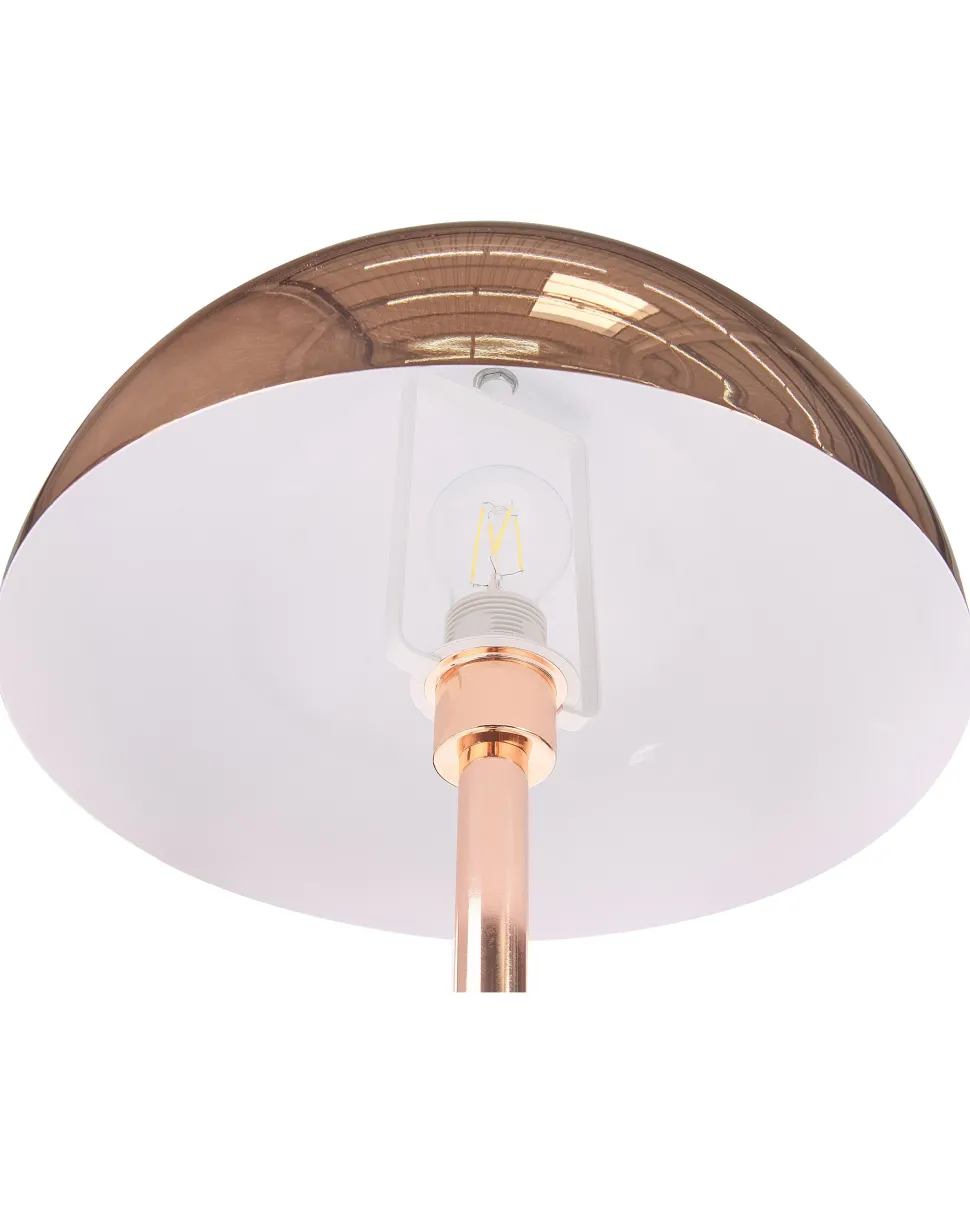 Beliani Lattiavalaisin Metalli Kupari Macasia Store