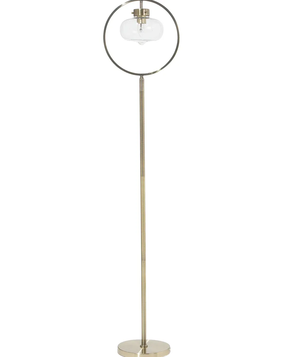 Beliani Lattiavalaisin Metalli Kulta Severn Flash Sale