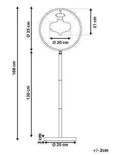 Beliani Lattiavalaisin Metalli Kulta Severn Flash Sale