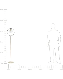 Beliani Lattiavalaisin Metalli Kulta Severn Flash Sale