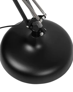 Beliani Lattiavalaisin Metalli Musta Parana Shop