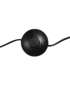 Beliani Lattiavalaisin Metalli Musta Parana Shop