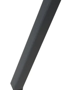 Beliani Lattiavalaisin Metalli Musta/Kulta Thames Ii Store