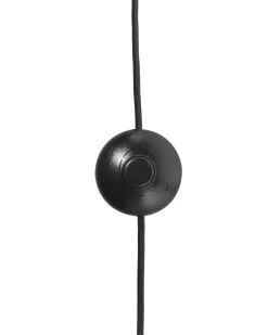 Beliani Lattiavalaisin Metalli Musta Tamega Clearance