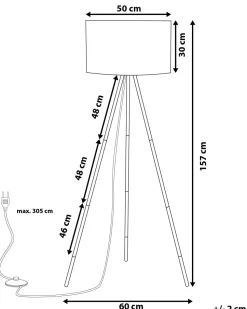 Beliani Lattiavalaisin Metalli Valkoinen Tobol Fashion