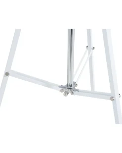 Beliani Lattiavalaisin Metalli Valkoinen/Kulta Thames Ii Cheap