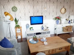 Beliani Lattiavalaisin Metalli Valkoinen/Kulta Thames Ii Cheap