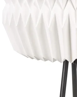 Beliani Lattiavalaisin Paperi/Metalli Valkoinen/Musta Hunter Sale