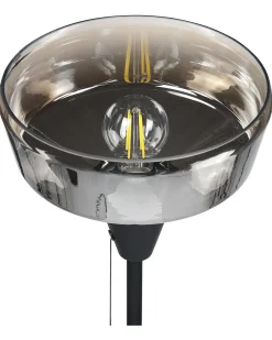 Beliani Lattiavalaisin Rauta Musta/Hopea Talparo Flash Sale