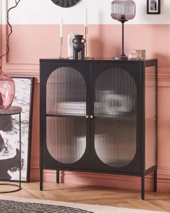 Beliani Lattiavalaisin Rauta Valkoinen/Musta Torysa Cheap