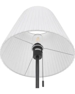 Beliani Lattiavalaisin Rauta Valkoinen/Musta Torysa Cheap