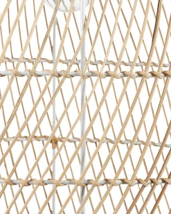 Beliani Lattiavalaisin Rottinki Luonnonvari/Musta Bernica Sale