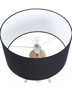 Beliani Lattiavalaisin Tammi Musta Nitra Online