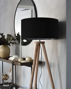 Beliani Lattiavalaisin Tammi Musta Nitra Online