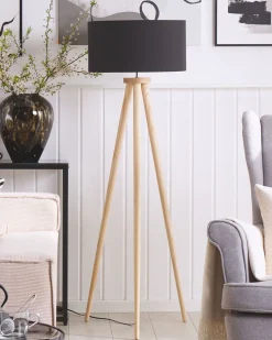 Beliani Lattiavalaisin Tammi Musta Nitra Online