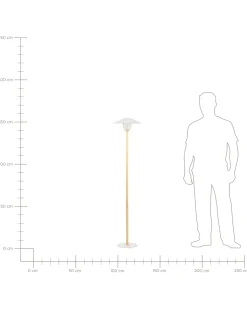 Beliani Lattiavalaisin Tammi Valkoinen Moppy Cheap