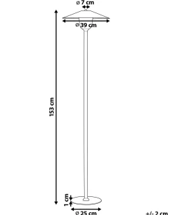Beliani Lattiavalaisin Tammi Valkoinen Moppy Cheap