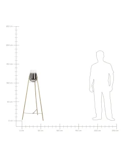 Beliani Lattiavalaisin Teras Kulta Mena Hot