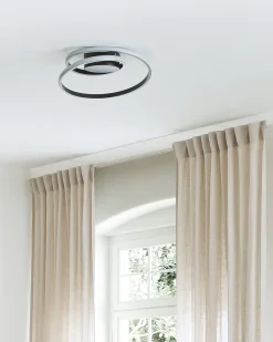 Beliani Led-Kattovalaisin Alumiini Musta Naryn Online