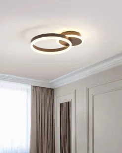 Beliani Led-Kattovalaisin Alumiini Tummanruskea Glyde Outlet